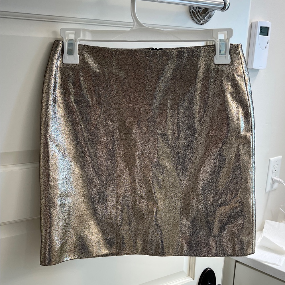 Forever 21 metallic skirt